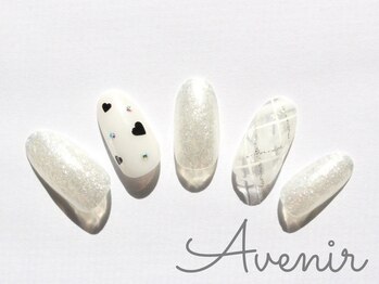 アヴィニール 表参道(Avenir)/乙女チェックネイル