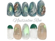 ネイルサロン レン(Ren)/2月トレンドデザインコース