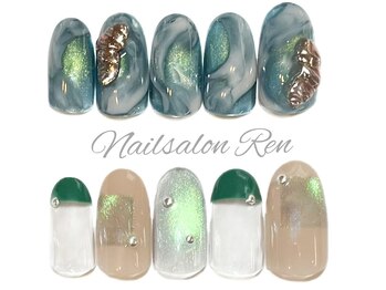 ネイルサロン レン(Ren)/2月トレンドデザインコース