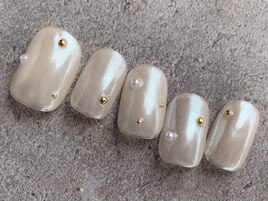 ミラーニュアンスネイル