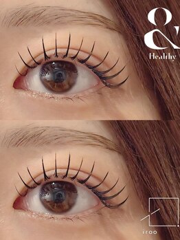 アイデザインサロン イロ(iroo)の写真/＼ナチュラル盛れ／最新技法★＆healthy！エクステ＋パーマで叶う程良い束感で目力UP&抜群の持続力◎