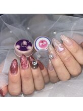 アイリッシュネイル 久屋大通店(Irish Nail)/マオ時計2月&pin