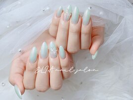 夏ネイルワンカラー