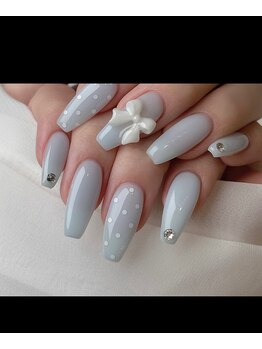 ヒカリ ハナ ネイル(HIKARI HANA NAIL)/簡単デザイン