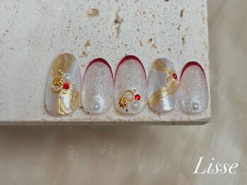 リセ 銀座本店(Lisse)/お正月ネイル