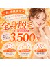 人気No.1☆【レディス脱毛】全身脱毛(顔・VIO込)+ツヤ肌仕上げ