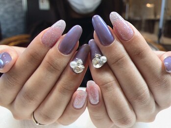 アンクール(an kool)/ビジューネイル