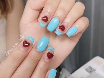 シーシーナナ ネイルサロン(CC NaNa Nail Salon)/夏ネイルハートネイル