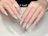 【チップ長さ出し】人気マグネットネイル★ 2色までOK★ ¥ 9980