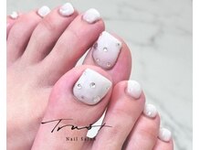 トラストネイル 佐野店(TRUST Nail)/キラキラフットネイル