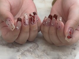 リボン フレンチ ハート