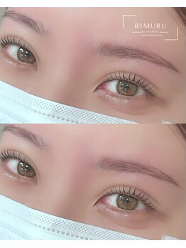 リムル バイ グリッター 吉沢店(RIMURU by GLITTER)/パリジェンヌ×HBL眉癖改善
