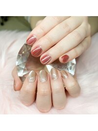 フラッシュネイルフレンチネイル