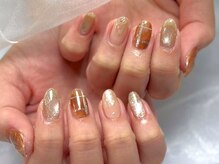 ボタネイル 近鉄八尾駅前店(BOTA NAIL)/ニュアンスネイル/マグネット/秋