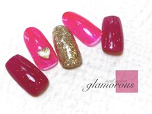 ネイルグラマラス 西新井店/《パラジェル》バイカラー 春色