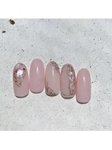 ネイルアンドまつげ リュフェール 五反田(Nail Lufaire)/ピンクシェル