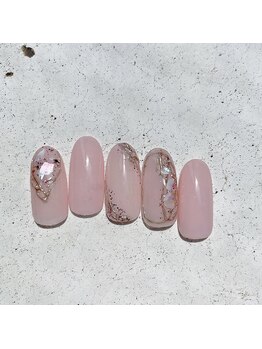 ネイルアンドまつげ リュフェール 五反田(Nail Lufaire)/ピンクシェル