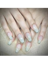 ヘブン ネイル 鶯谷(HEAVEN Nail)/ミントグラデネイル