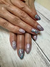 ネイルベース ネイル ケア サロン ミウラ(miura)/エスニック風ネイル