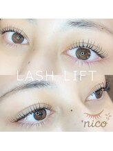ニコ アイラッシュ ビューティーラウンジ(nico eyelash beautylounge)/まつ毛パーマ