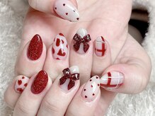 レアネイル 新宿(le'a nail)/バレンタインネイル