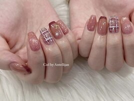 キラキラチェックデザイン