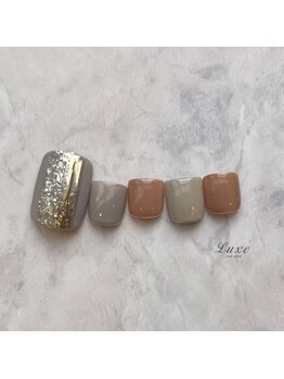 ネイルサロンリュクス (nailsalon Luxe)/華やかニュアンス♪