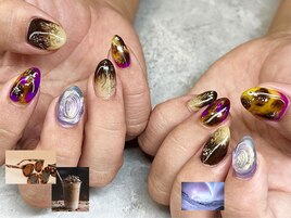 べっこう×カフェラテニュアンス