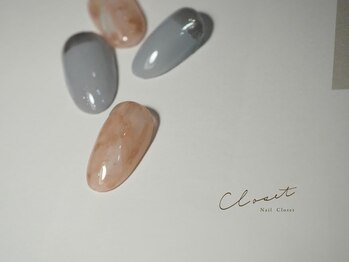 ネイルクローゼット(Nail Closet)/5月 Design ミラーフレンチ