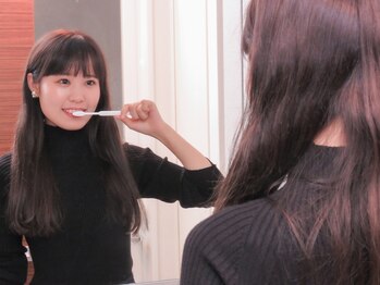 福岡ホワイトニングシロ 天神中洲店(福岡ホワイトニングSHIRO)/【セルフホワイトニング】STEP4