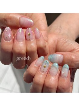 グリーディ(greedy)/夏ネイル