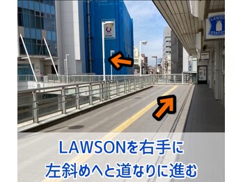 ケアスポ 千葉/千葉駅からの道順・徒歩4分