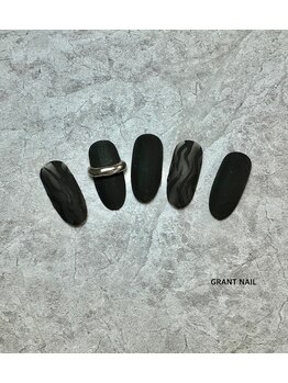 グラントネイル 和歌山店(GRANT NAIL)/マットゼブラ☆竹川
