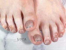 ネイルアトリエルカ(nail atelier LUCA)/W-90 マグネット変形フレンチ