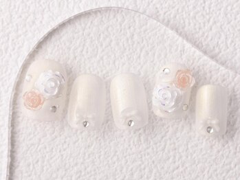 アイネイルズ 大宮店(I nails)/rose×ribbon