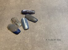 ケー フレーバー ネイル(K flavor nail)/【Monthly design】梅雨　¥11530