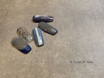 ケー フレーバー ネイル(K flavor nail)/【Monthly design】梅雨　¥11530