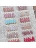 NEW【人気デザイン定額】レース&薔薇&ドット＆イニシャル☆ちゅるんガーリー