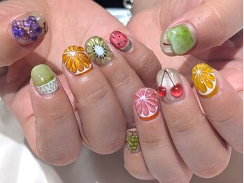 ネイルサロン うみのいえの写真/【痛ネイルの施術も可能◎】高技術だから実現できる繊細なアート★最旬ネイルもお任せ◎