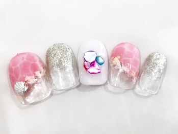 アトリエ メルシー 代々木(atelier merci)/【リゾート】水面ネイル