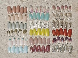 定額ちぐはぐネイル