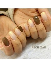 レッシュネイル サロンアンドスクール(RECH NAIL salon&school)/先端ミラー