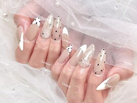 レース/ドットネイル