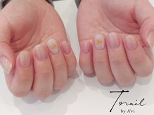 ティーネイル/押し花ネイル