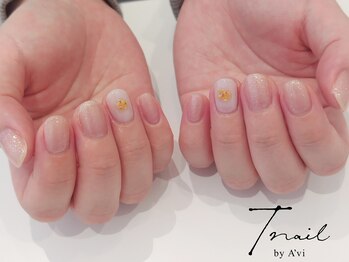 ティーネイル/押し花ネイル