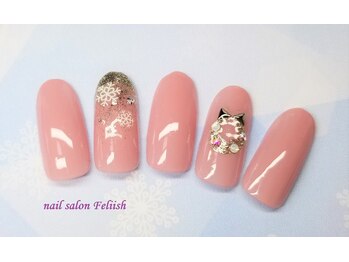 クリスマスネイル