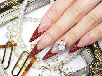 エムネイル(M-Nail)/★バーチャルレッドフレンチ★
