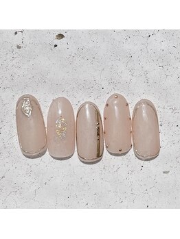 ネイルアンドまつげ リュフェール 五反田(Nail Lufaire)/シアーベージュ