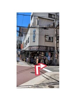 ハーブピーリング 心斎橋/心斎橋駅から道案内２