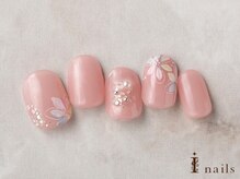 アイネイルズ 横浜EAST店(I-nails)/パステルフラワーネイル
